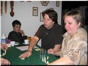 Tobi und Christine beim Triomino