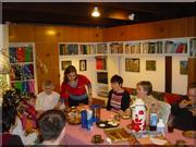 Gemtliche Runde im Wohnzimmer